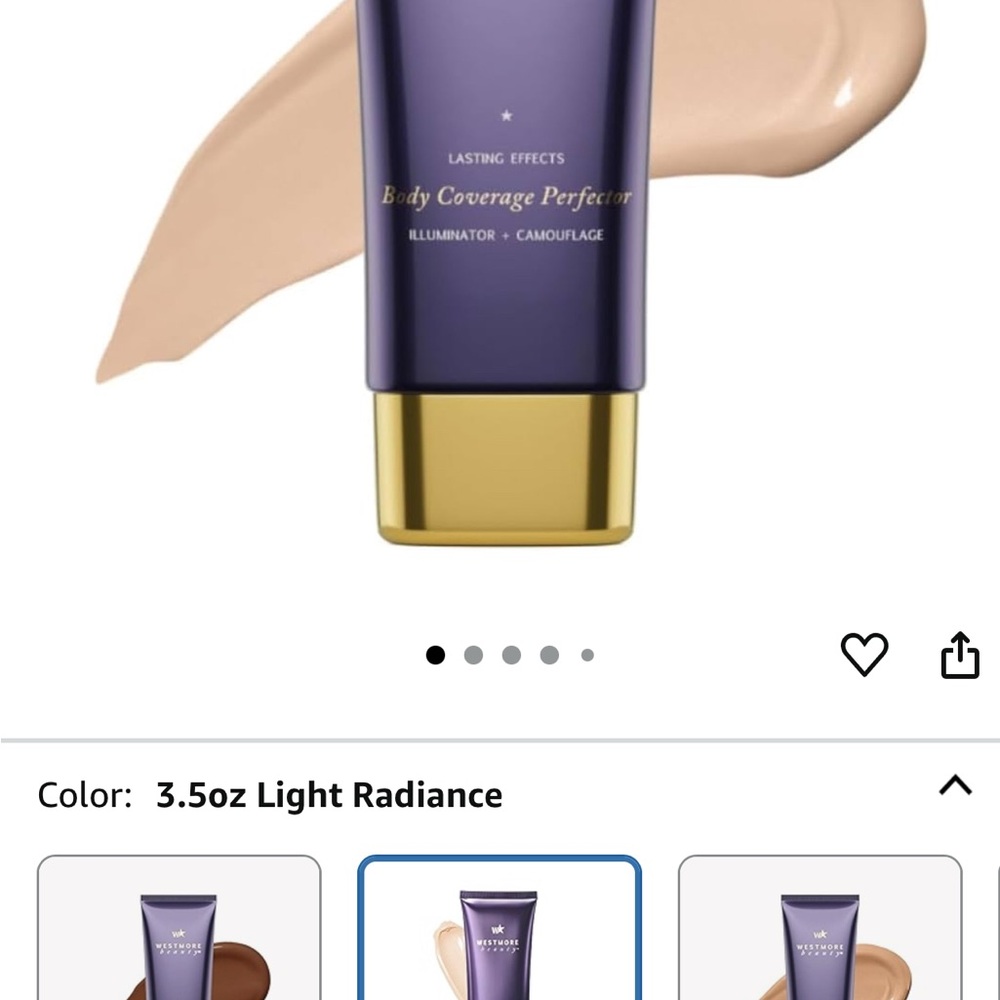 Lasting Effects Body Coverage Perfector in Light Radiance